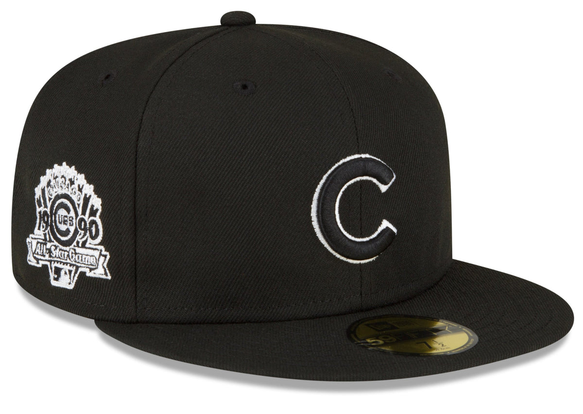 Chicago Cubs 1990 All Star Game Black New Era 59Fifty Fitted Hat