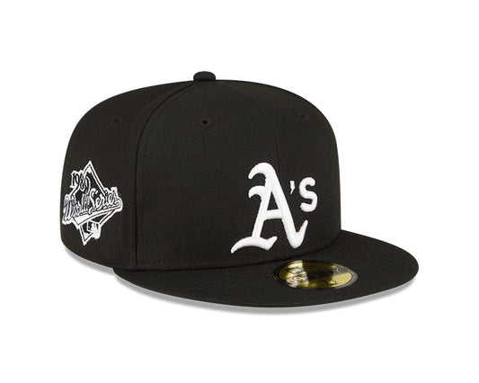 Men's Oakland Athletics New Era 1989 World Series Black 59FIFTY Fitted Hat