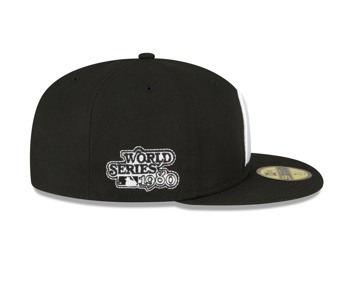 Philadelphia Phillies Cooperstown Collection 1980 World Series Black New Era 59Fifty Fitted Hat