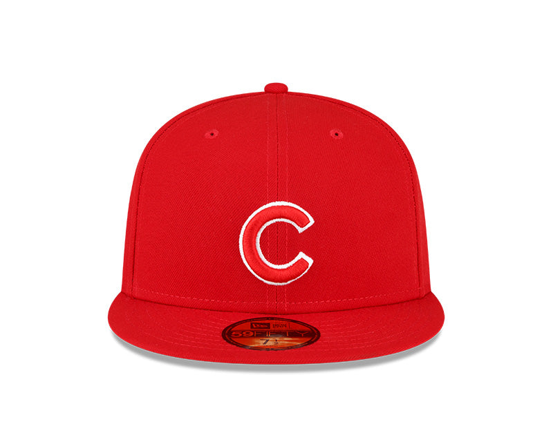 Men's Chicago Cubs New Era 2016 World Series Red 59FIFTY Fitted Hat