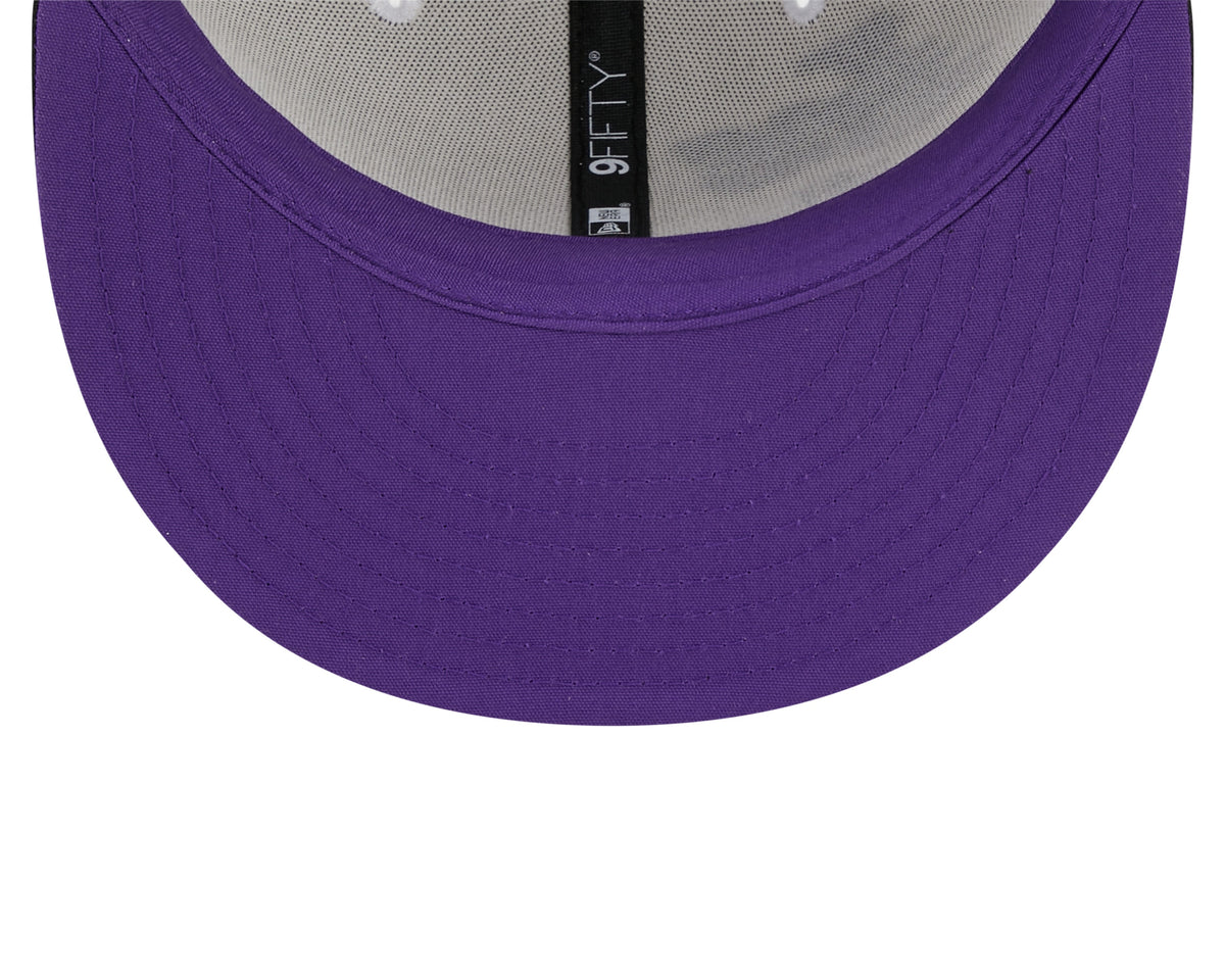 Mens Los Angeles Lakers New Era 2022 NBA City Edition 9FIFTY Snapback Hat