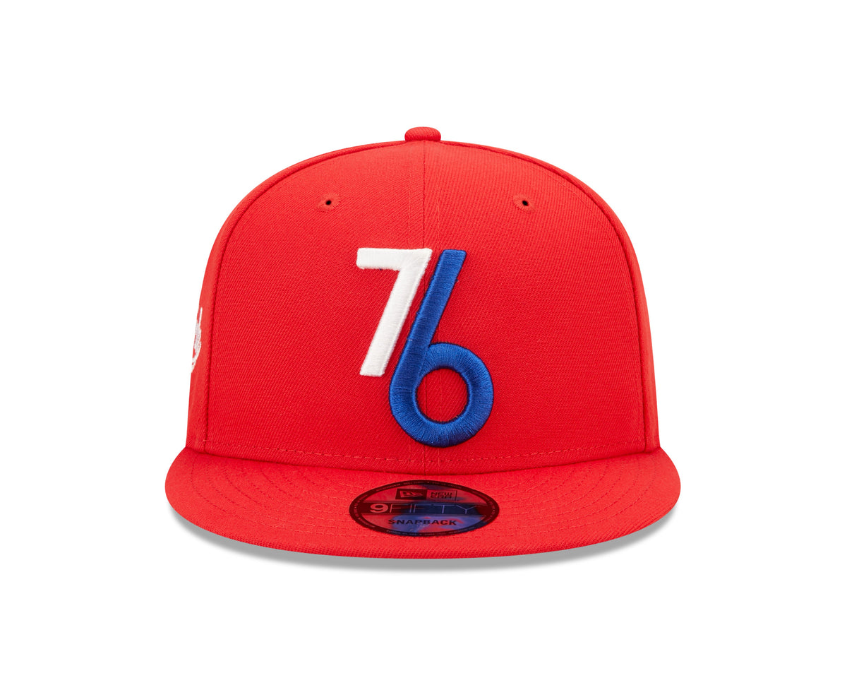 Mens Philadelphia 76ers New Era 2022 NBA City Edition Alternate 9FIFTY Snapback Hat