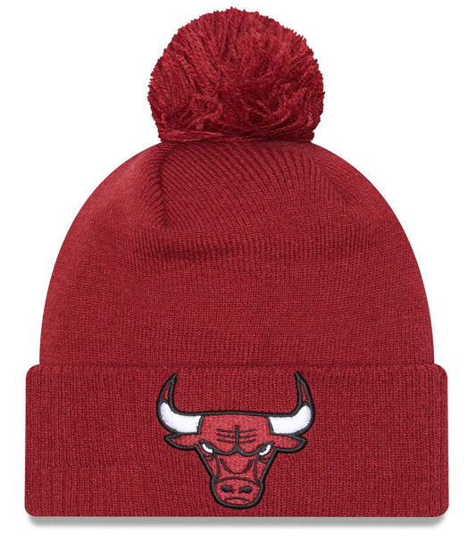 Chicago Bulls NBA City Edition New Era Alternate Cuffed Pom Knit Hat