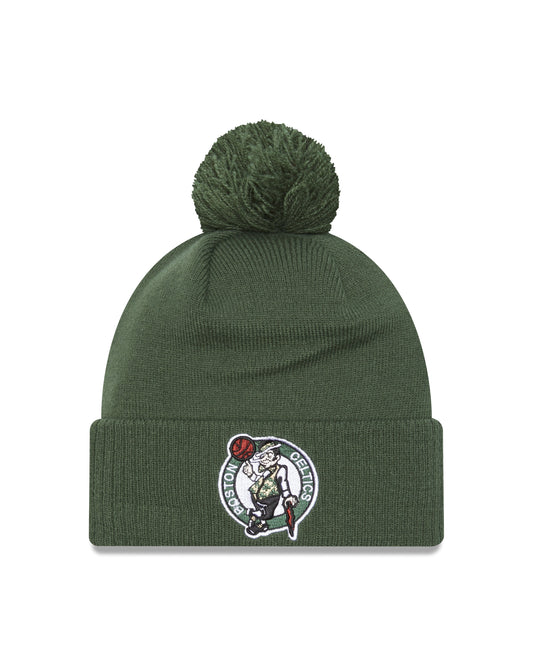 Men's Boston Celtics New Era 2022/23 City Edition Alternate Official Cuffed Pom Knit Hat