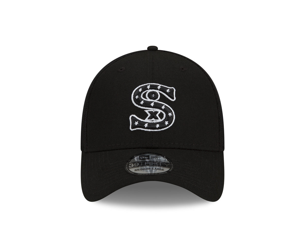 Men's Chicago White Sox New Era Black 2023 Spring Training 39THIRTY Flex-Fit Hat
