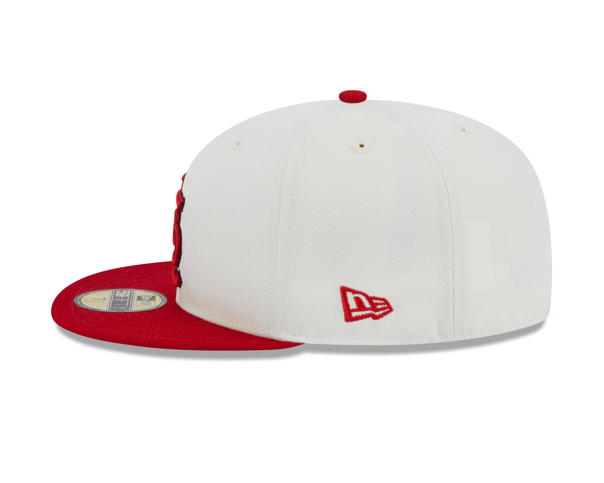 St. Louis Cardinals 2011 World Series Cream/Red New Era Retro 59FIFTY Fitted Hat