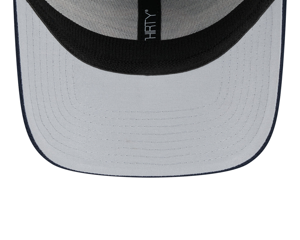 Men's Chicago Bears New Era NFL 2023 Training Camp Navy Primary Logo 39THIRTY Flex Fit Hat