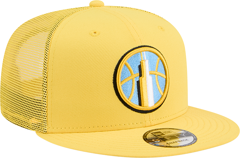 Chicago Sky New Era Yellow Trucker 9FIFTY Snapback Hat