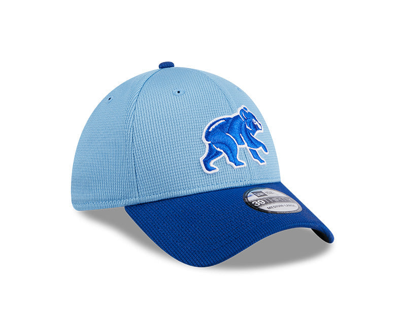 Men's Chicago Cubs New Era Blue Spring Training 39THIRTY Flex-Fit Hat