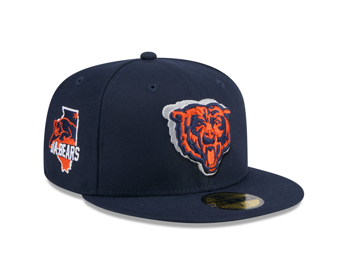 Men's Chicago Bears New Era Navy 2024 NFL Draft 59FIFTY Fitted Hat