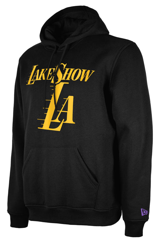 Men's Los Angeles Lakers New Era Black City Edition Pullover Hoodie
