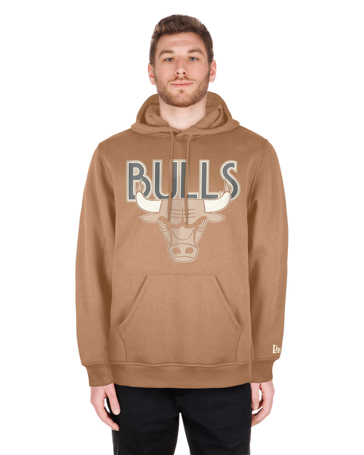 Men's Chicago Bulls New Era Wheat City Edition Pullover Hoodie