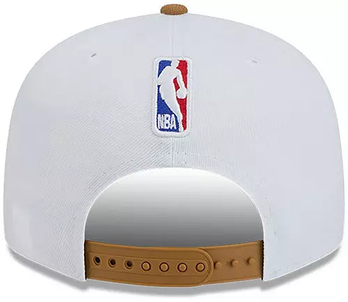 Chicago Bulls New Era 2024 City Edition White/Walnut 9FIFTY Adjustable Hat