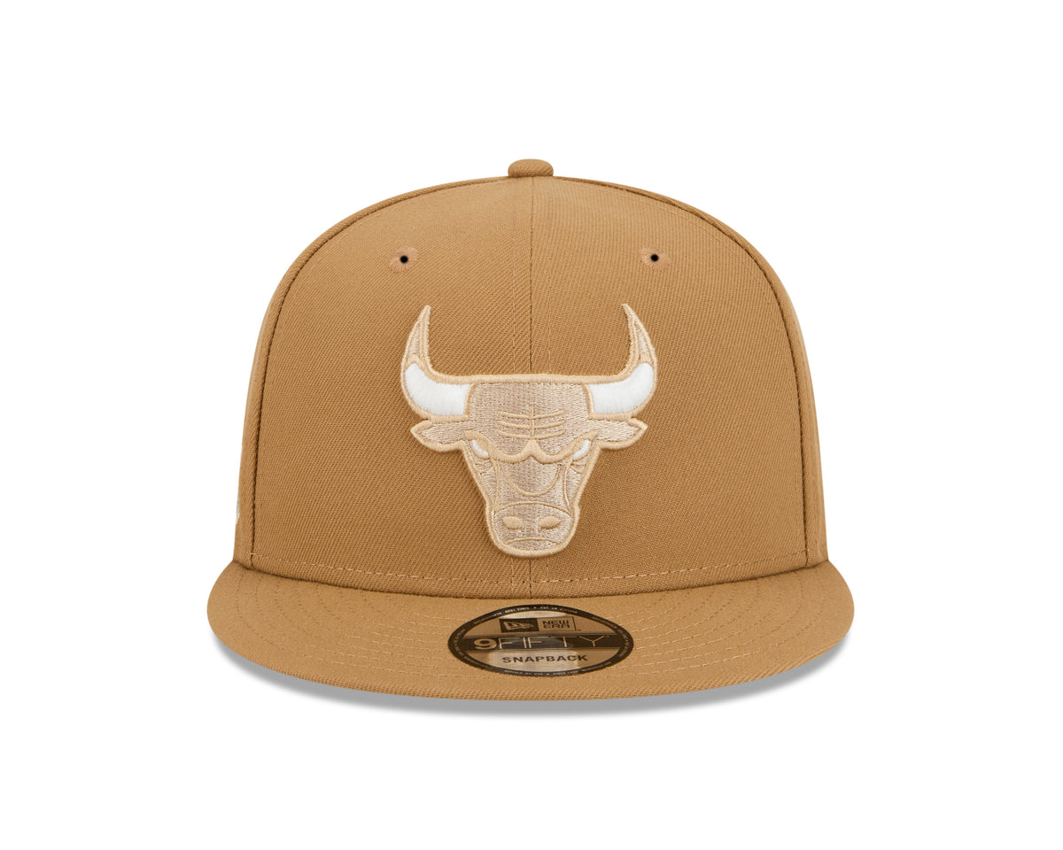 Chicago Bulls New Era 2024 City Edition Walnut 9FIFTY Adjustable Hat