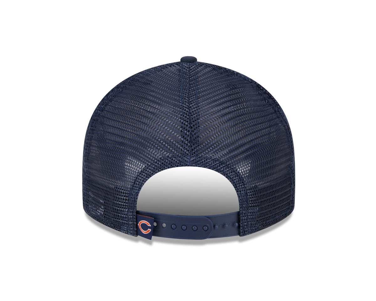 Men's Chicago Bears New Era Navy Low Profile Trucker 9FIFTY Adjustable Hat