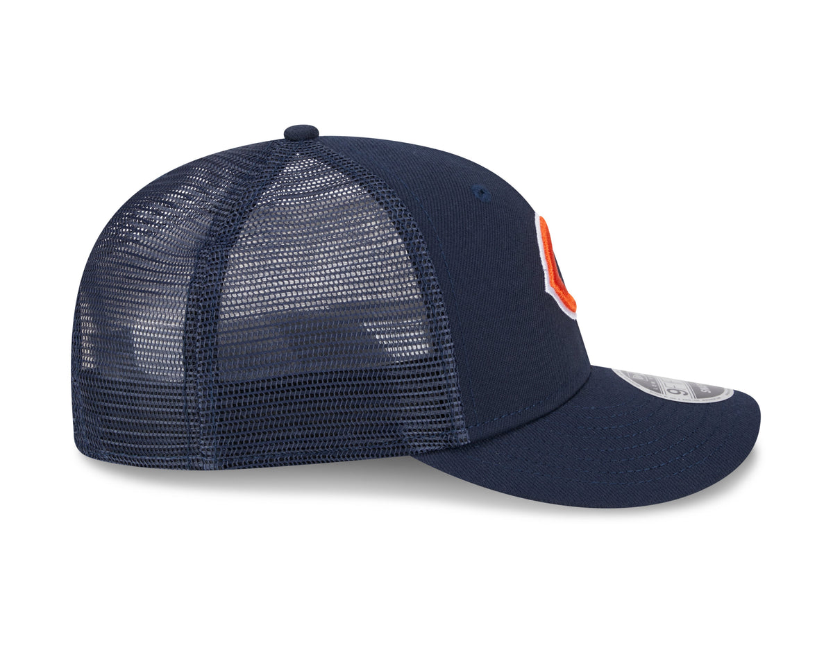 Men's Chicago Bears New Era Navy Low Profile Trucker 9FIFTY Adjustable Hat