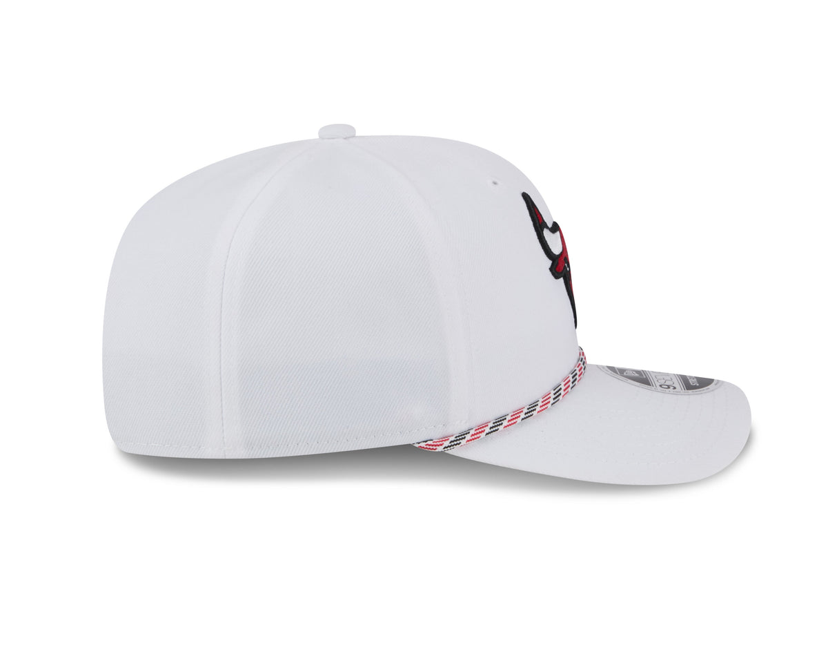 Chicago Bulls New Era White Multi Rope 9SEVENTY Stretch Snap Adjustable Hat