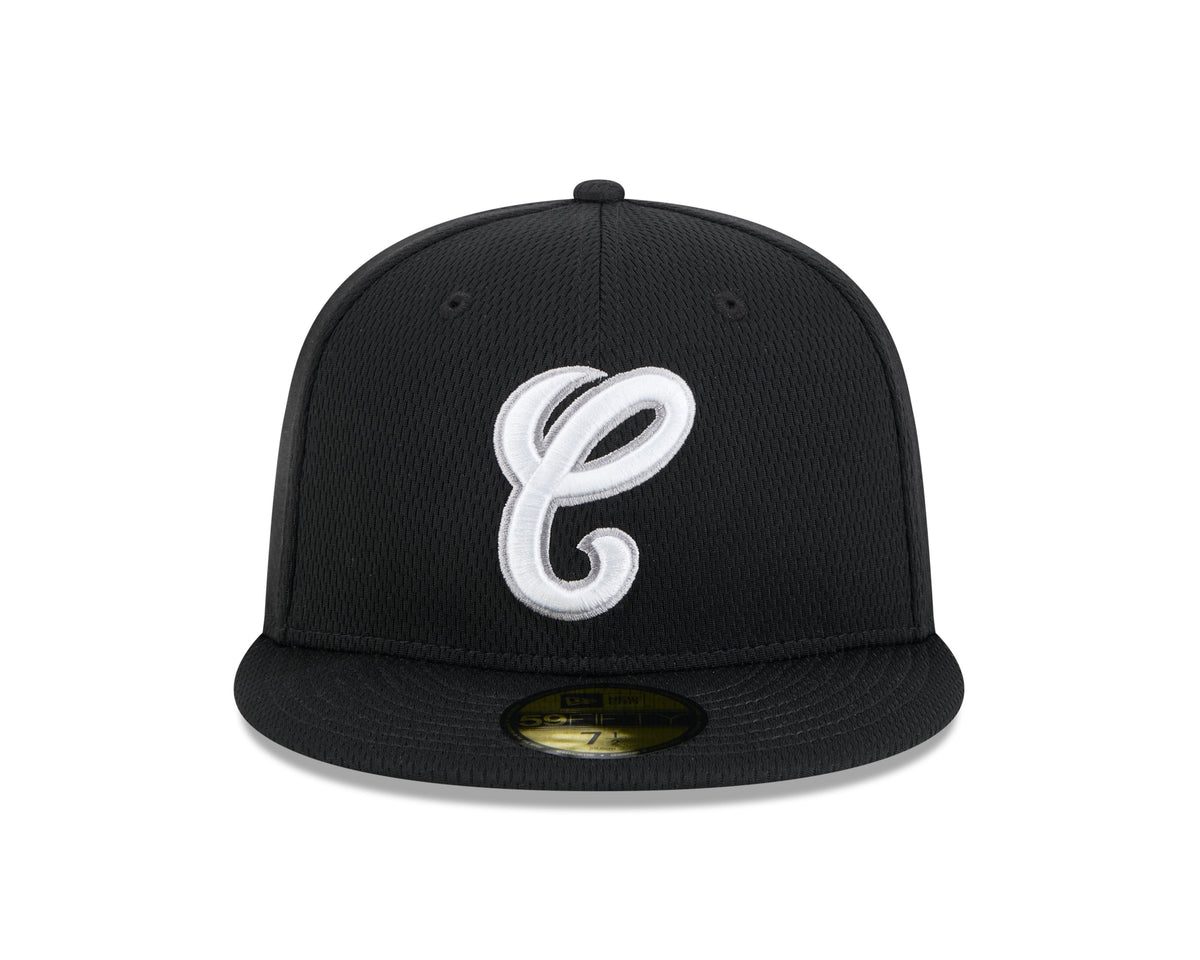 Chicago White Sox New Era Black 2025 Clubhouse Alternate 59FIFTY Fitted Hat