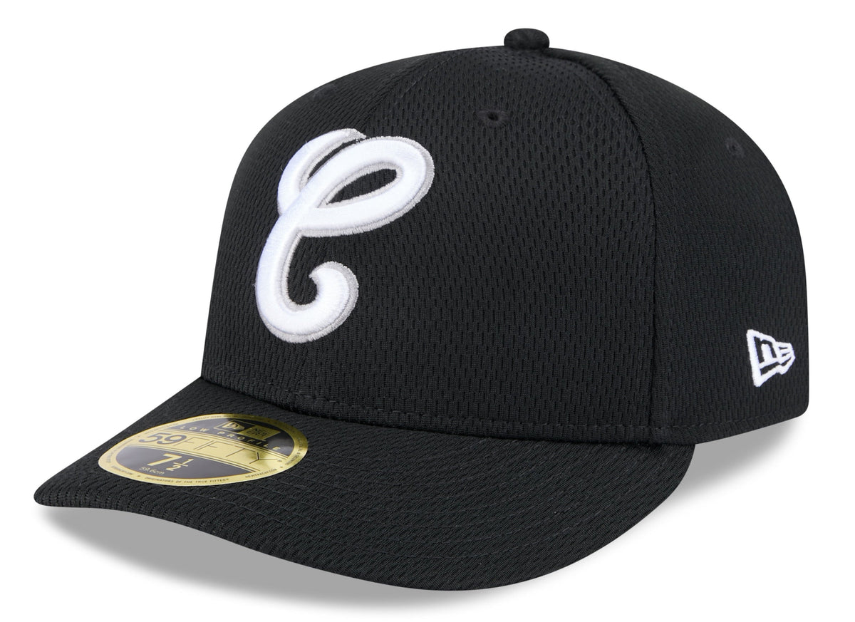 Chicago White Sox New Era Black 2025 Clubhouse Alternate 59FIFTY Low Profile Fitted Hat
