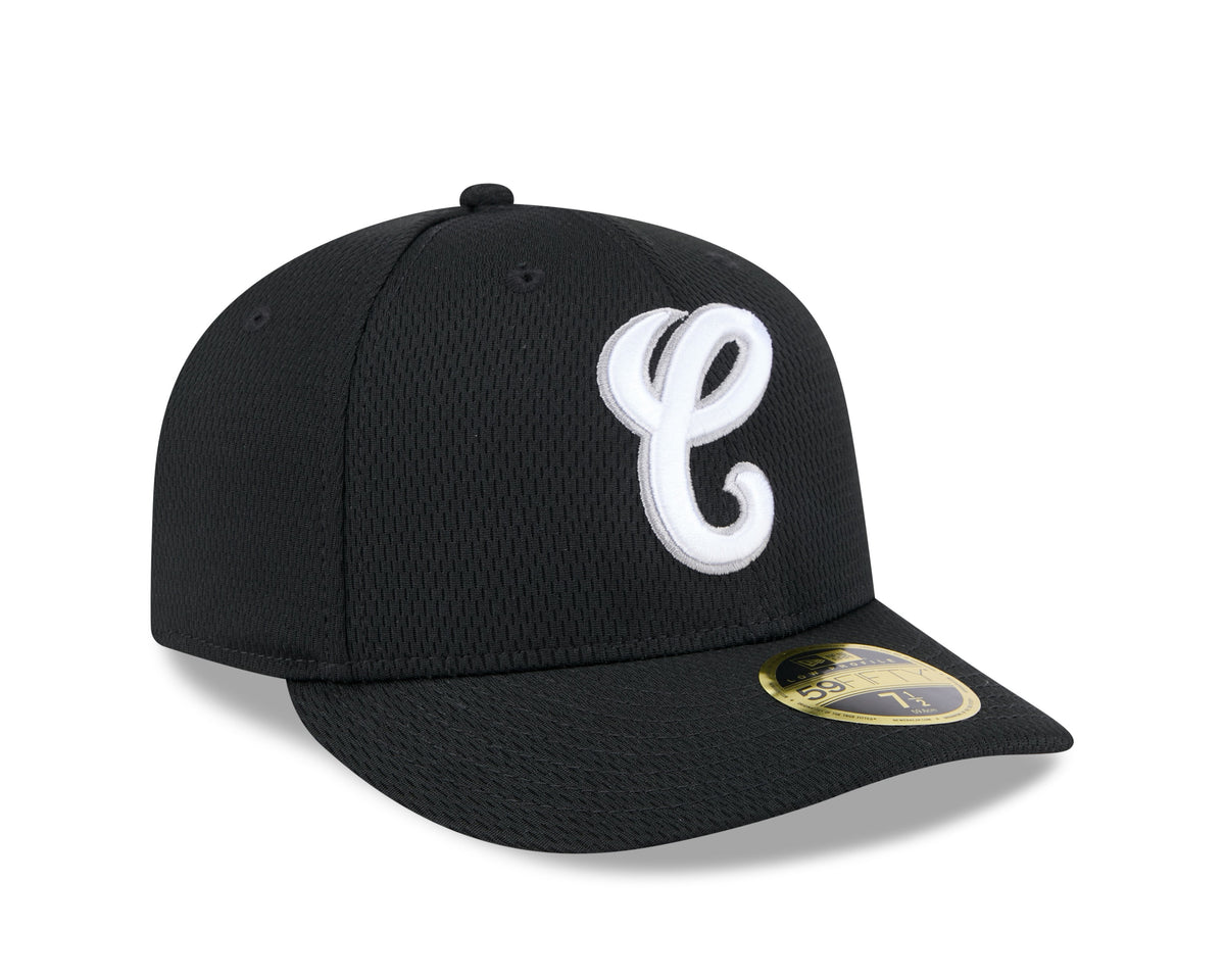 Chicago White Sox New Era Black 2025 Clubhouse Alternate 59FIFTY Low Profile Fitted Hat