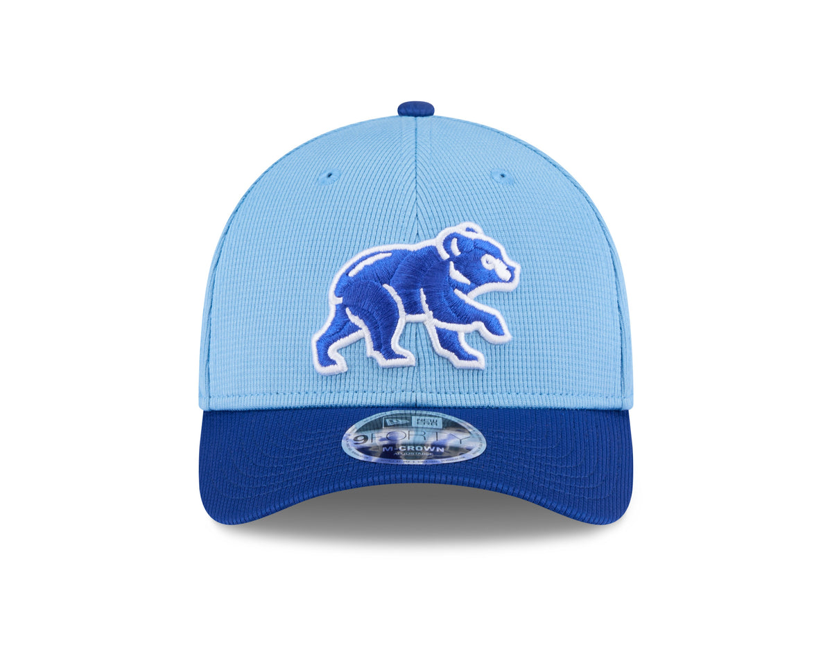 Chicago Cubs Blue New Era 2025 Spring Training M-Crown 9FORTY Adjustable Hat