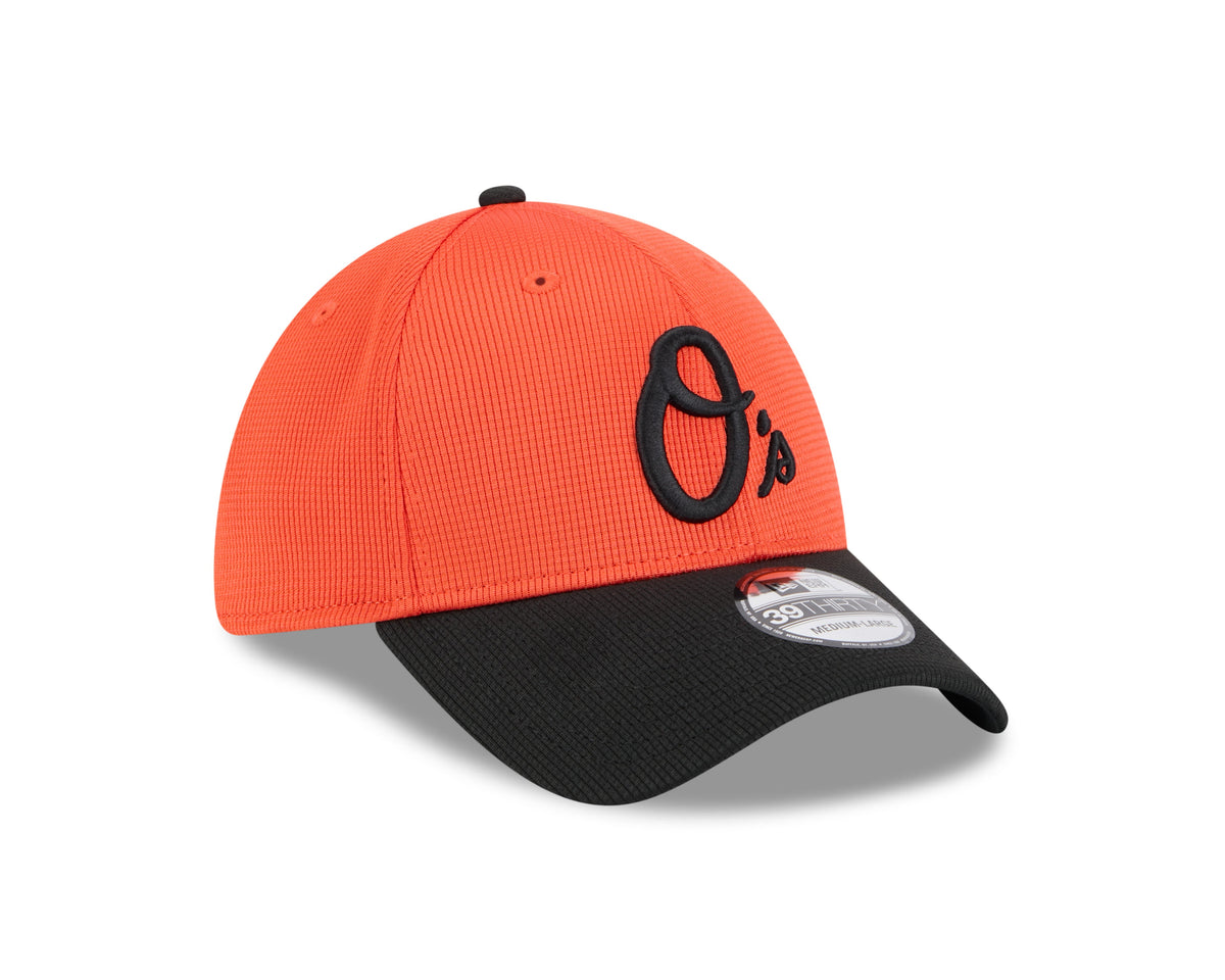 Men's Baltimore Orioles New Era Orange 2025 Spring Training 39THIRTY Flex-Fit Hat