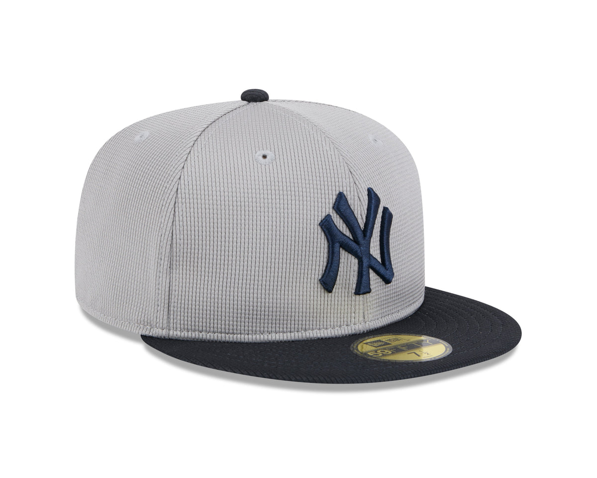 New York Yankees New Era Road Gray 2025 Spring Training 59FIFTY Fitted Hat