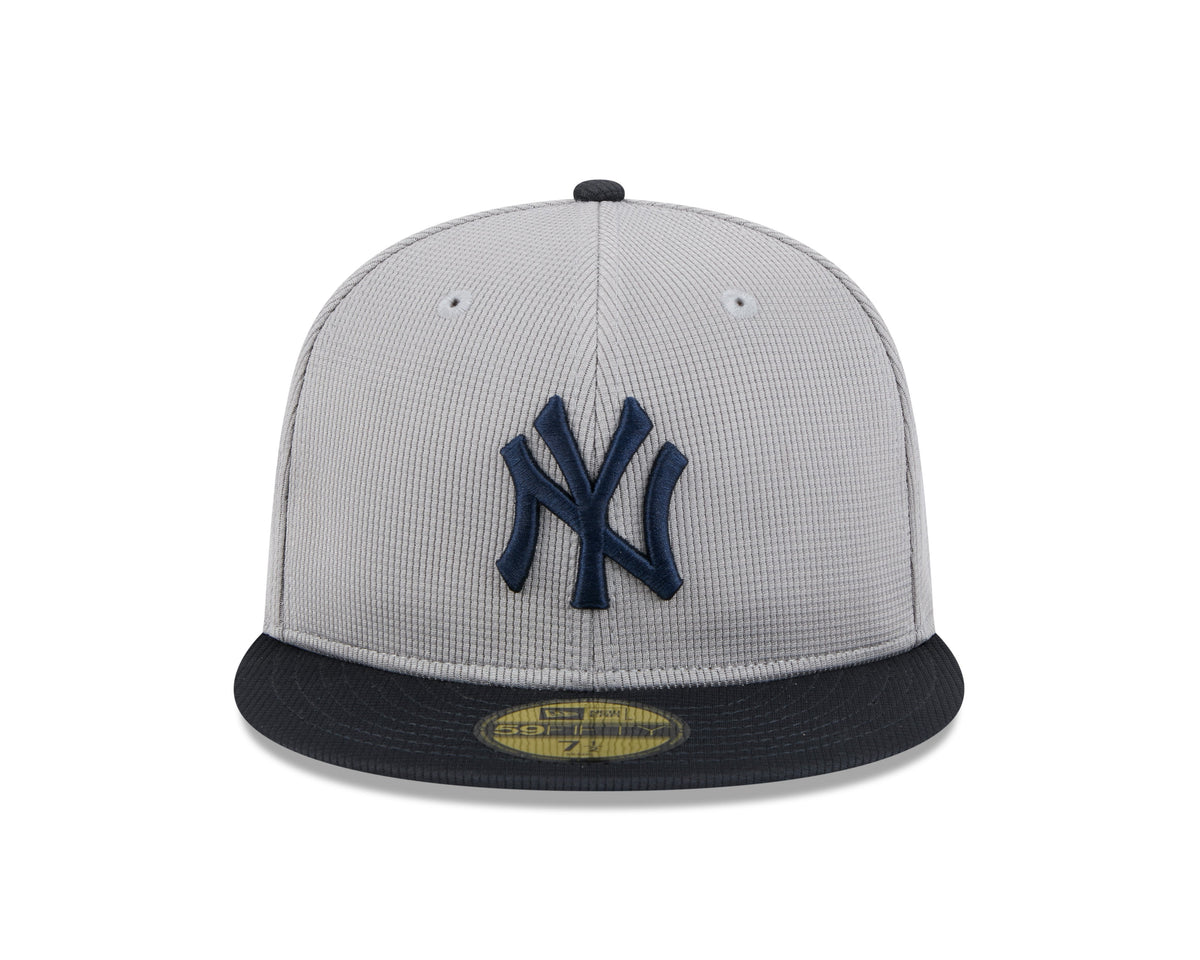 New York Yankees New Era Road Gray 2025 Spring Training 59FIFTY Fitted Hat