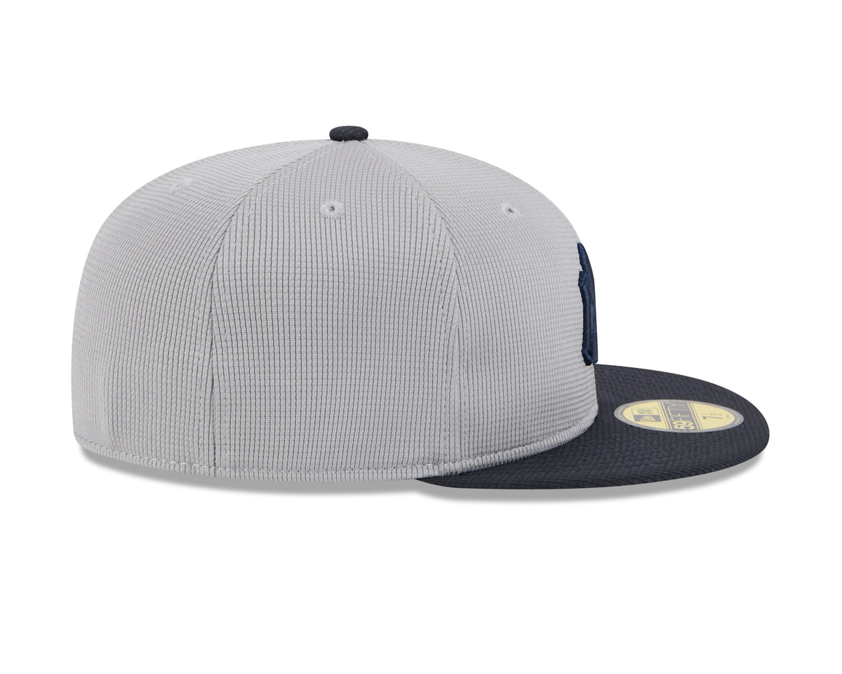 New York Yankees New Era Road Gray 2025 Spring Training 59FIFTY Fitted Hat