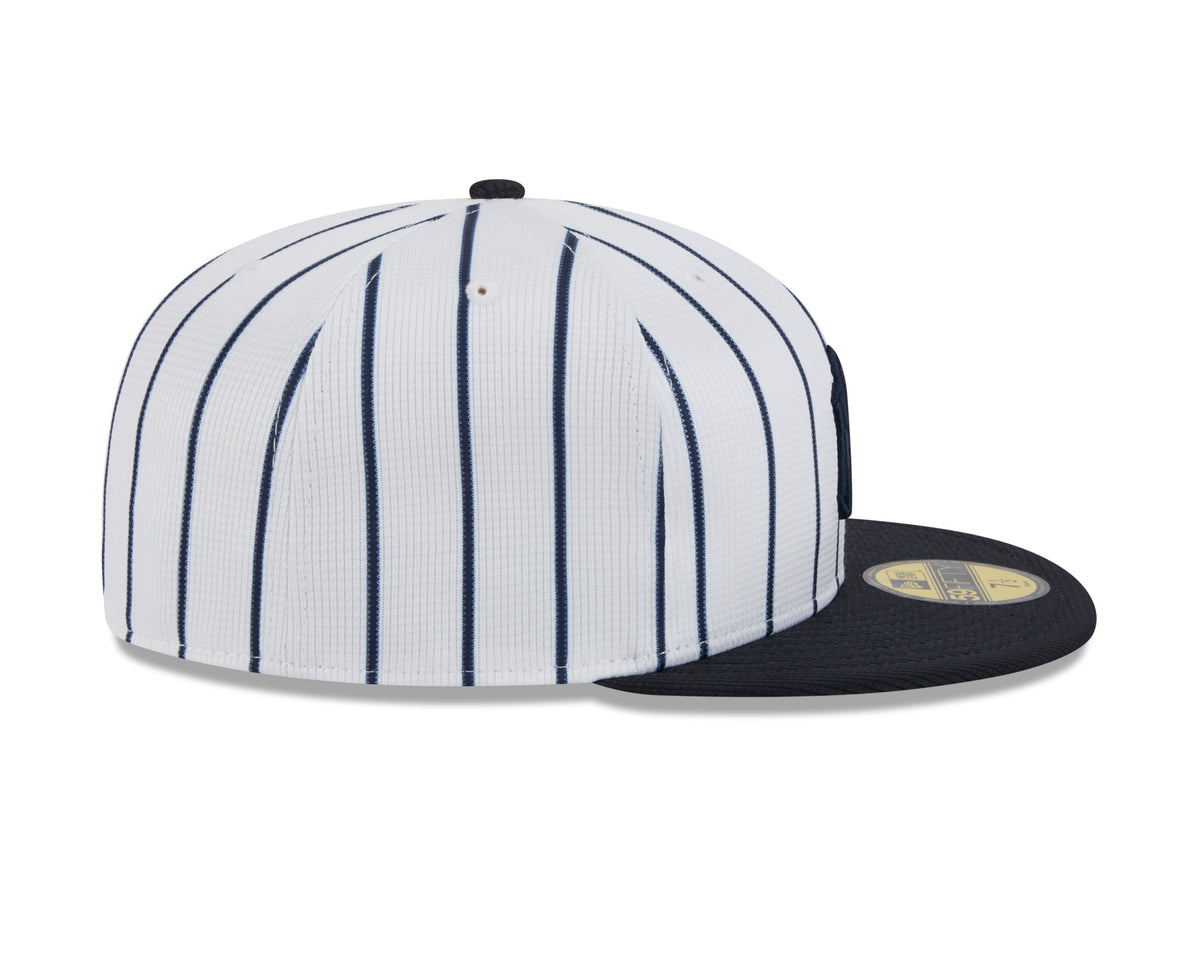 New York Yankees New Era Home Pinstripe 2025 Spring Training 59FIFTY Fitted Hat