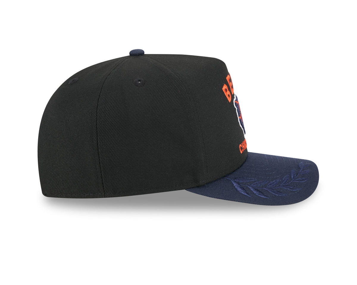 Men's Chicago Bears New Era 2025 NFL Draft Black A-Frame 9FIFTY Snapback Adjustable Hat
