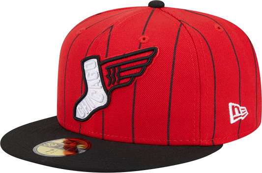 Chicago White Sox New Era 2025/26 City Connect 59FIFTY Fitted Hat - Red/Black