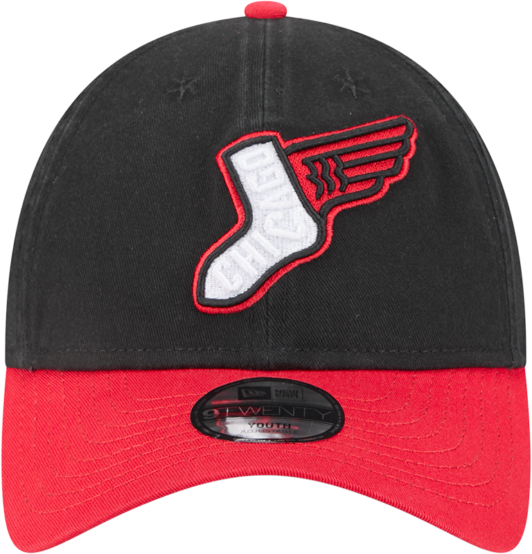 Kids Chicago White Sox 2025 City Connect Alternate New Era 9TWENTY Hat- Red/Black