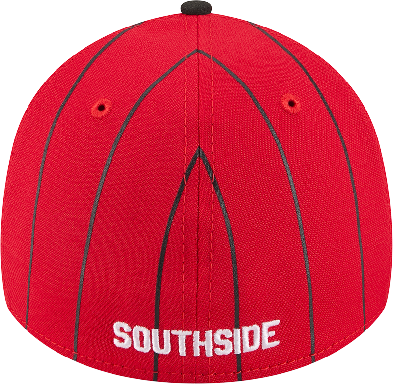 Chicago White Sox 2025 City Connect Red/Black New Era 39THIRTY Flex Fit Hat
