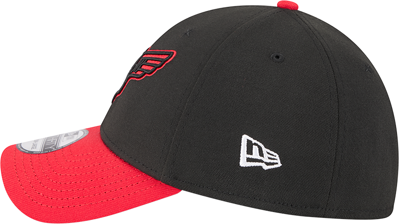 Chicago White Sox 2025 City Connect Alternate Black/Red New Era 39THIRTY Flex Fit Hat