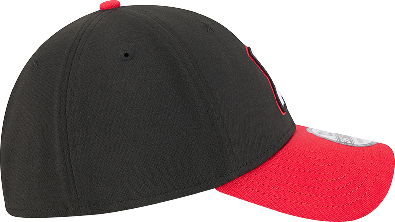 Chicago White Sox 2025 City Connect Alternate Black/Red New Era 39THIRTY Flex Fit Hat