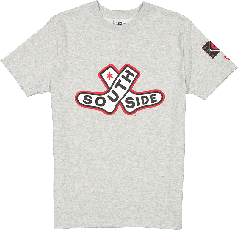Men's Chicago White Sox 2025 City Connect Heather Gray BP New Era T-Shirt
