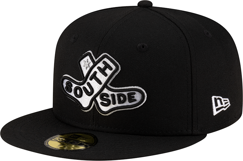 Chicago White Sox New Era 2025 City Connect Batting Practice Team Color 59FIFTY Fitted Hat -Black