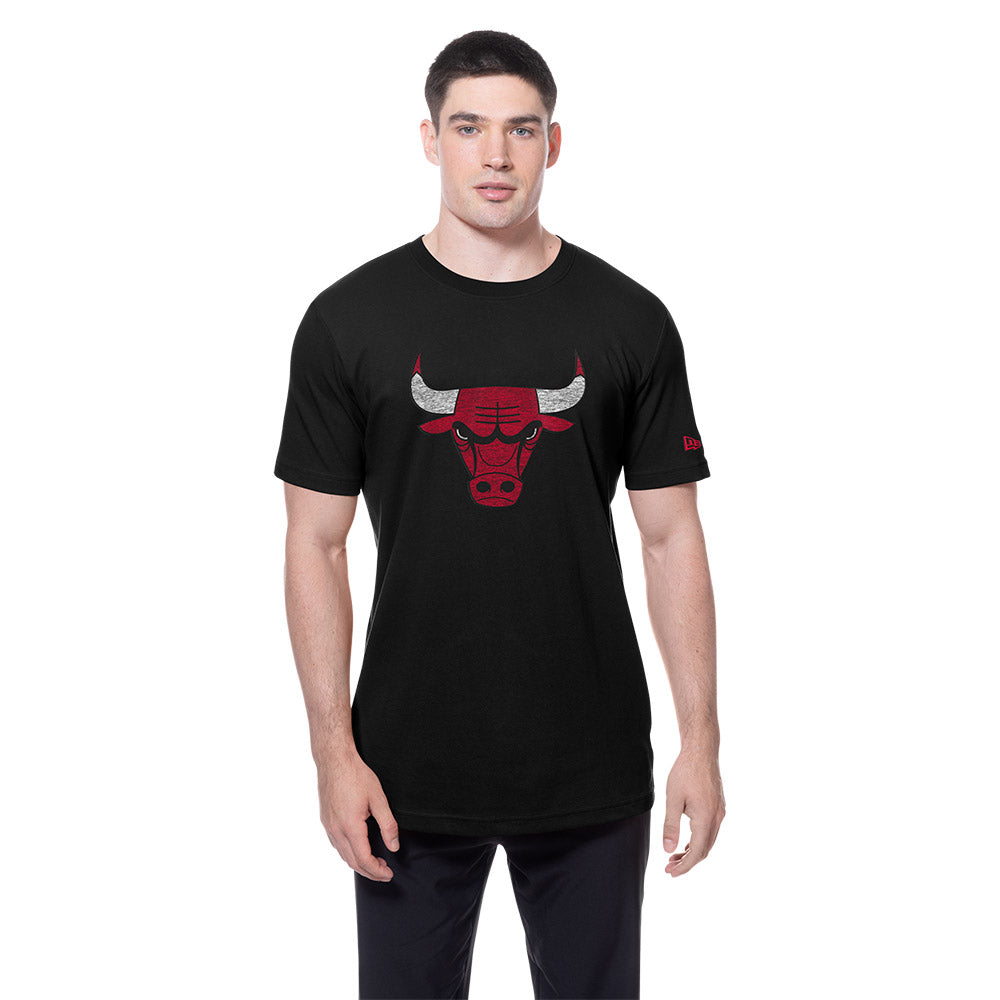 Men's Chicago Bulls New Era Black Fade Away Tee