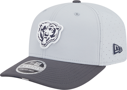 Men's Chicago Bears New Era Gray/Graphite 2025 NFL Training Camp 9SEVENTY Adjustable Hat