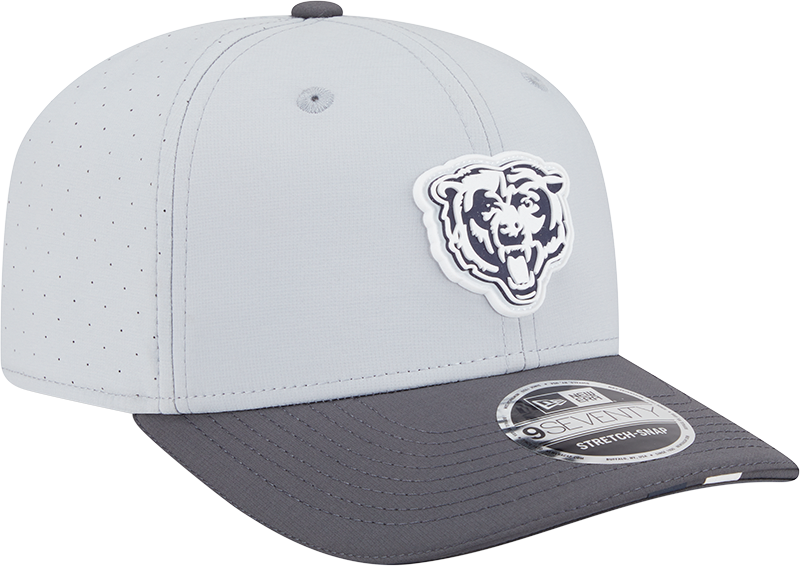 Men's Chicago Bears New Era Gray/Graphite 2025 NFL Training Camp 9SEVENTY Adjustable Hat