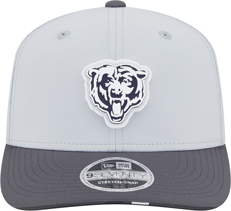 Men's Chicago Bears New Era Gray/Graphite 2025 NFL Training Camp 9SEVENTY Adjustable Hat