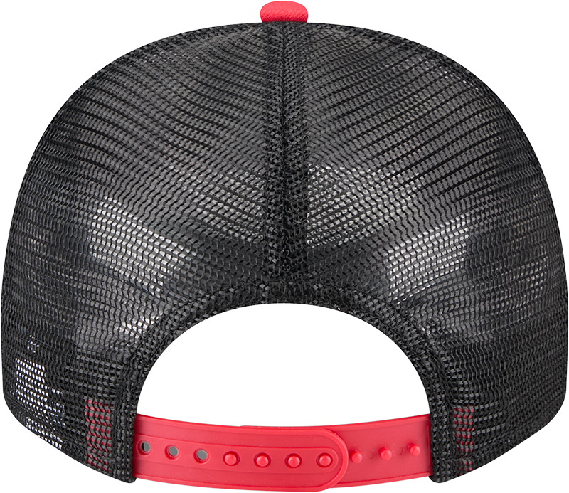 Chicago Bulls New Era Banner A-Frame Trucker 9FIFTY Snapback Hat
