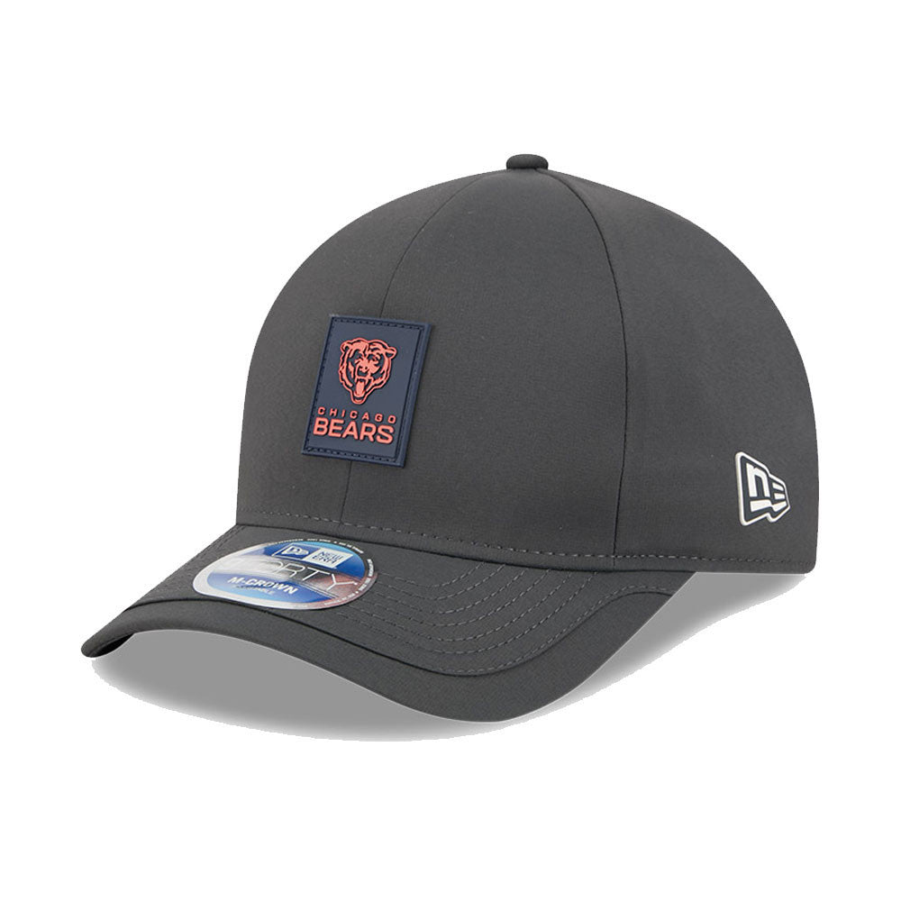 Men's Chicago Bears New Era Graphite 2025 NFL Sideline Cold 9FORTY M-Crown Adjustable Hat