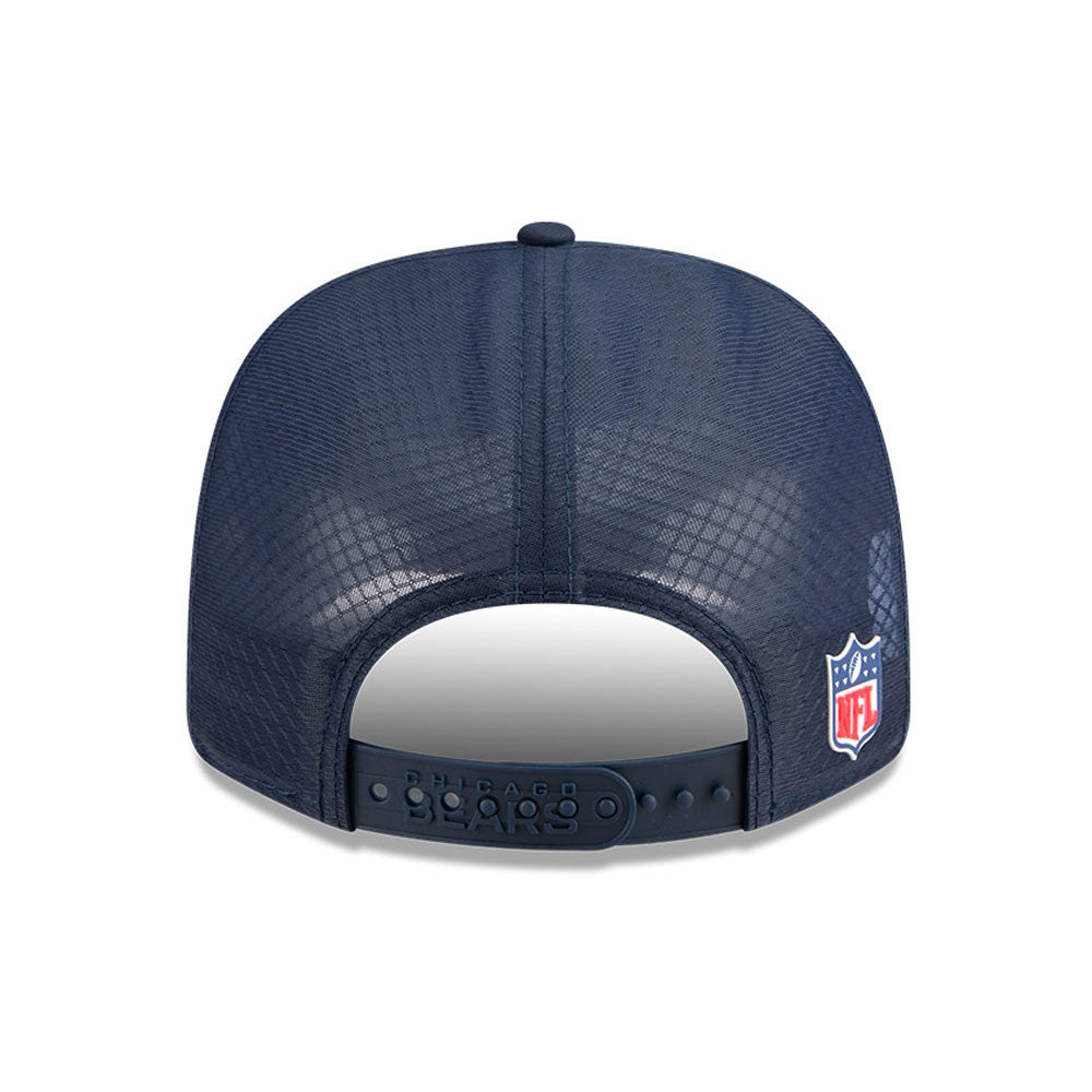 Men's Chicago Bears New Era Navy 2025 NFL Sideline Heat 9SEVENTY Adjustable Hat