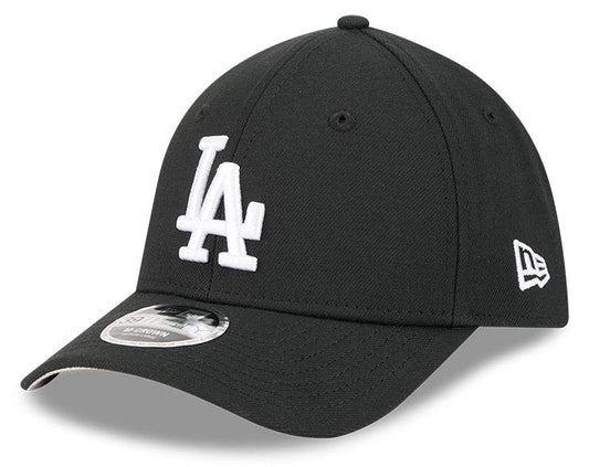 Los Angeles Dodgers M-Crown 39Thirty Black/White Flex Fit Hat