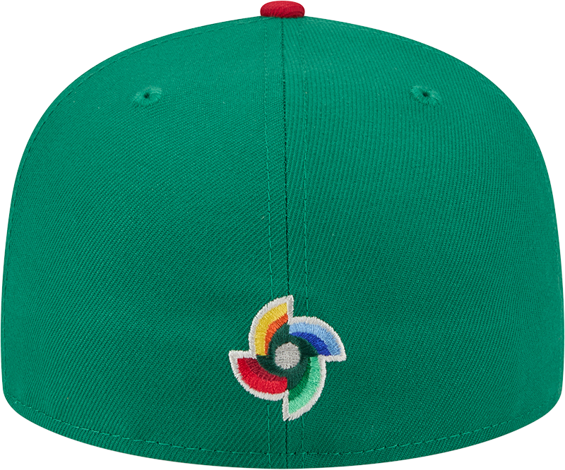 Mexico Baseball New Era 2026 World Baseball Classic 59FIFTY Fitted Hat - Green/Red