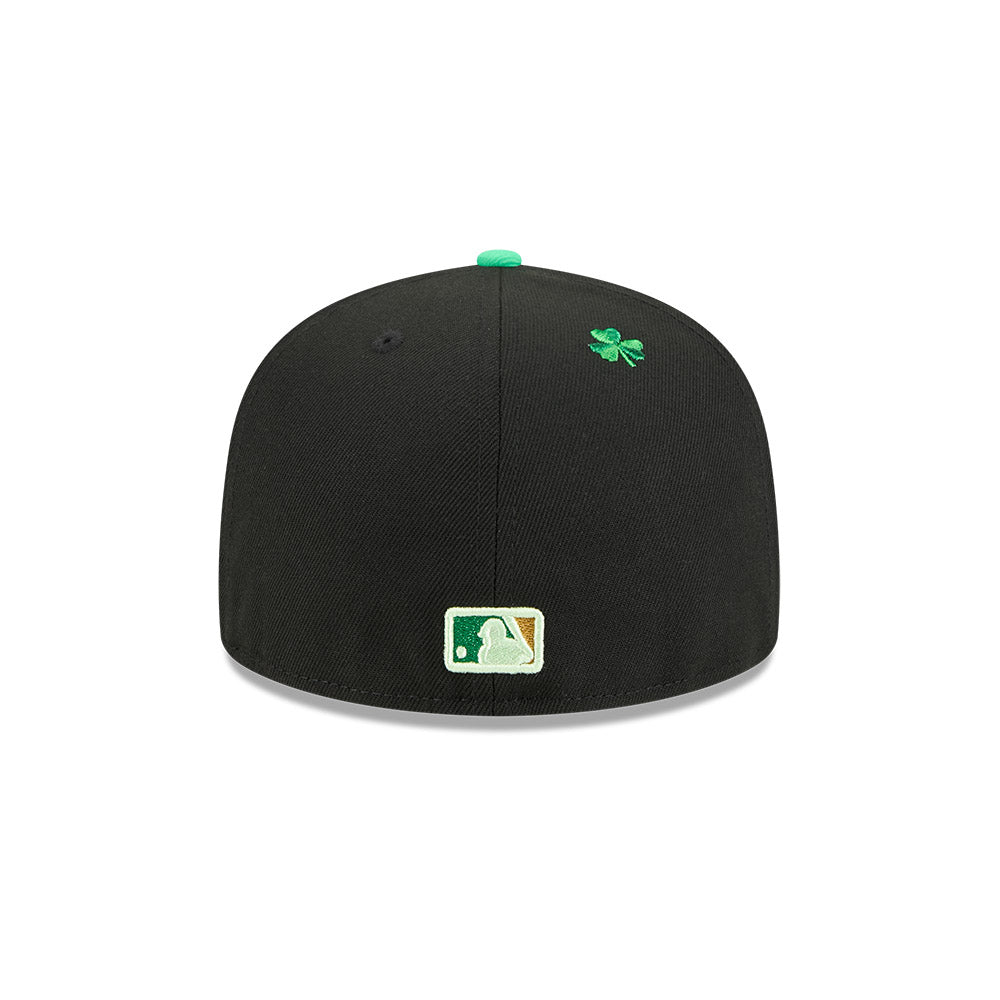 Men's Chicago Cubs New Era Black 2026 St. Patrick's Day Authentic Collection On-Field 59FIFTY Fitted Hat