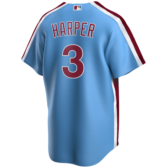 Men's Philadelphia Phillies Bryce Harper Nike Blue Alternate Replica Player Jersey