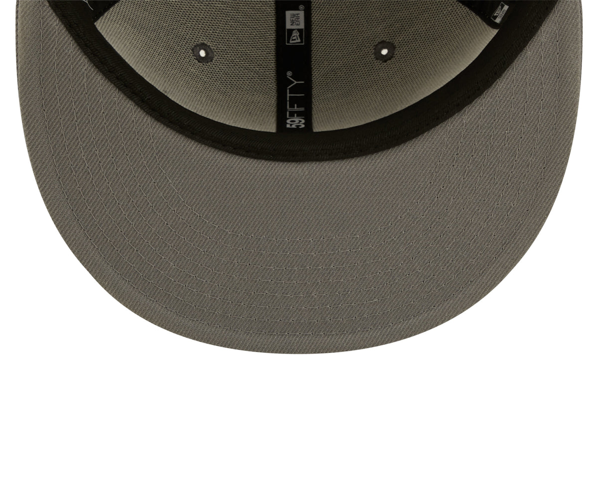 Chicago Bears "B" Logo Storm Gray New Era 59FIFTY Fitted Hat